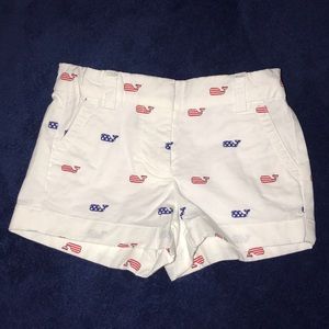 Vineyard Vines girls flag shorts 3T
